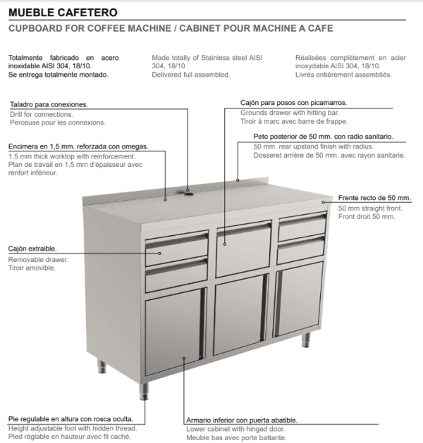 Mueble cafetero M156MC - Imagen 2